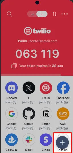 Authy Add Account