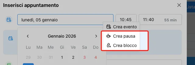 Crea pausa